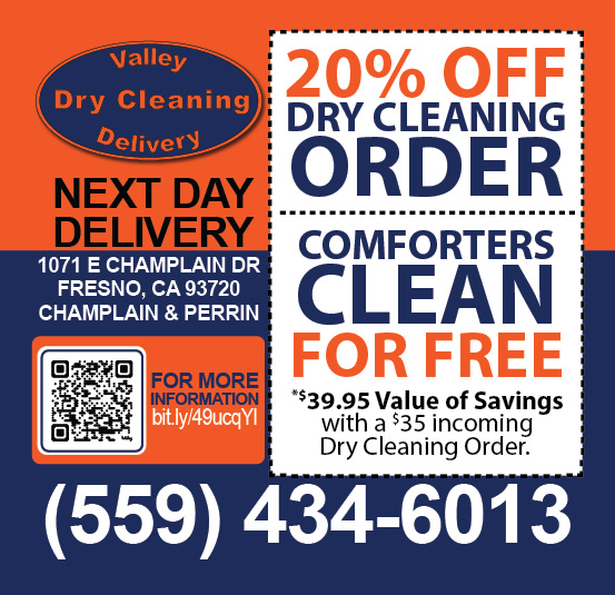 Valley Dry Cleaning Community Card